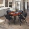 Regency Kahlo Square Table & Chair Sets, 42 W, 42 L, 29 H, Wood, Metal, Plastic Top, Cherry TPL4242CHBK47BK - alternate 6